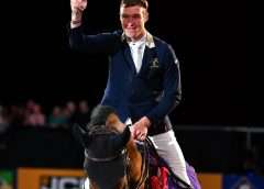 William Whitaker winner of the Grandstand Challenge Cup HOYS 2022. Image credit First Class Images