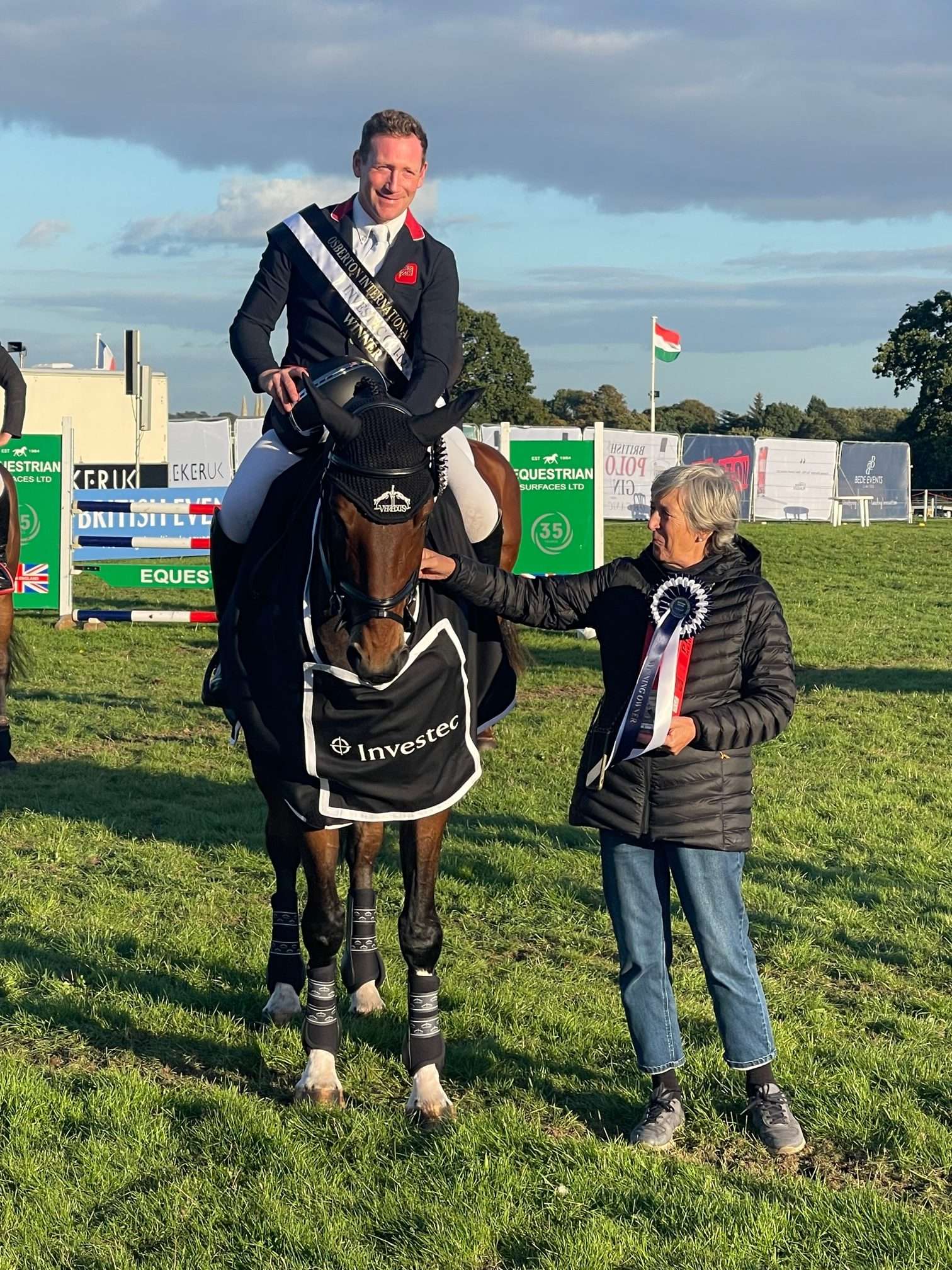 Oliver Townend and Finley Du Loir win the CCI2*-L class at Osberton International Horse Trials