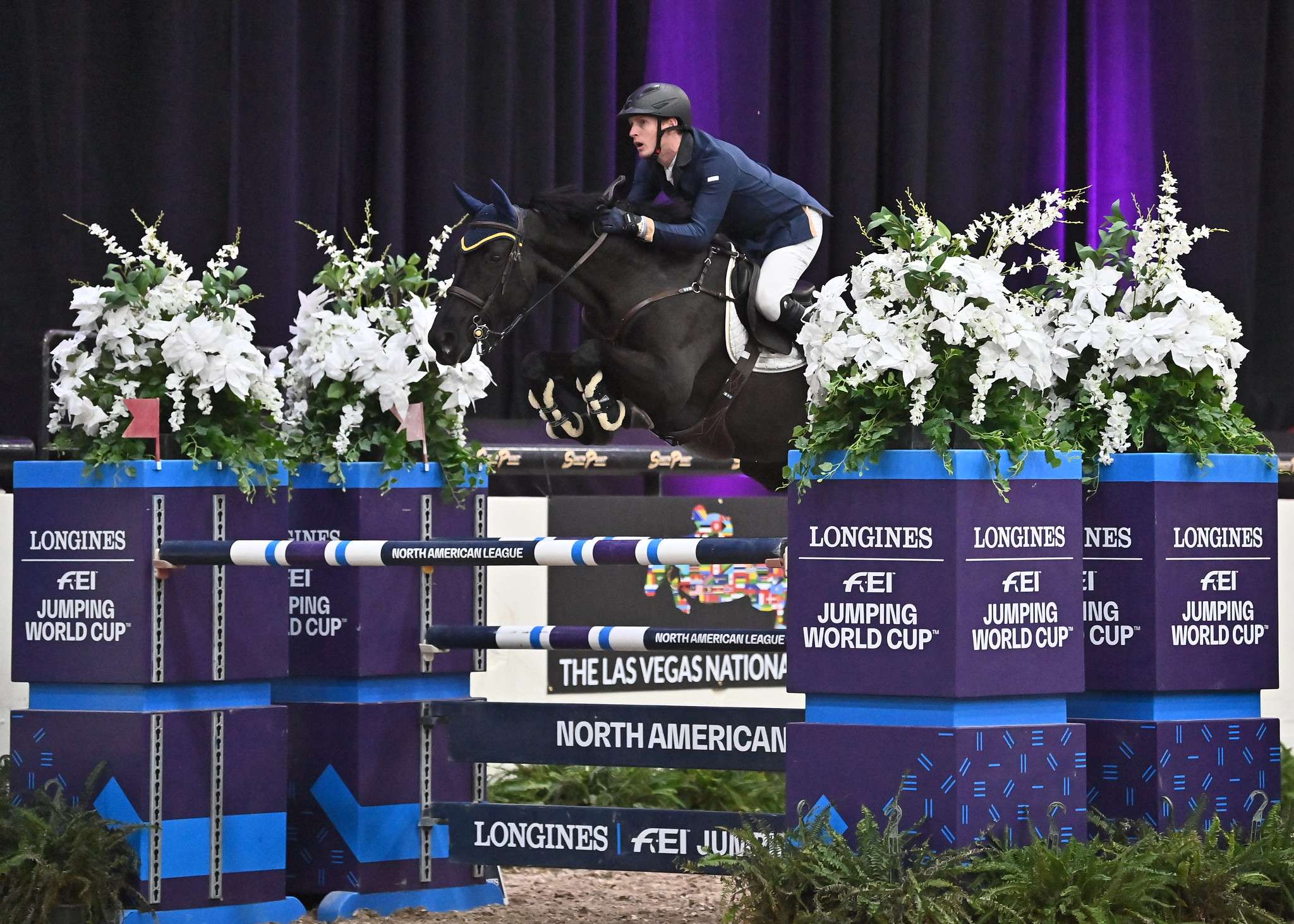 Longines FEI Jumping World Cup™ Las Vegas 2022 (USA)
Daniel Coyle and Ivory TCS during the Longines FEI Jumping World Cup™ Las Vegas USA on November 19, 2022
FEI / Andrew Ryback Photography