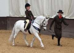 Thistledown Elpaso / owned by Heather Hiscox and ridden by Emily Hiscox from the North Warwickshire Branch of the Pony Club