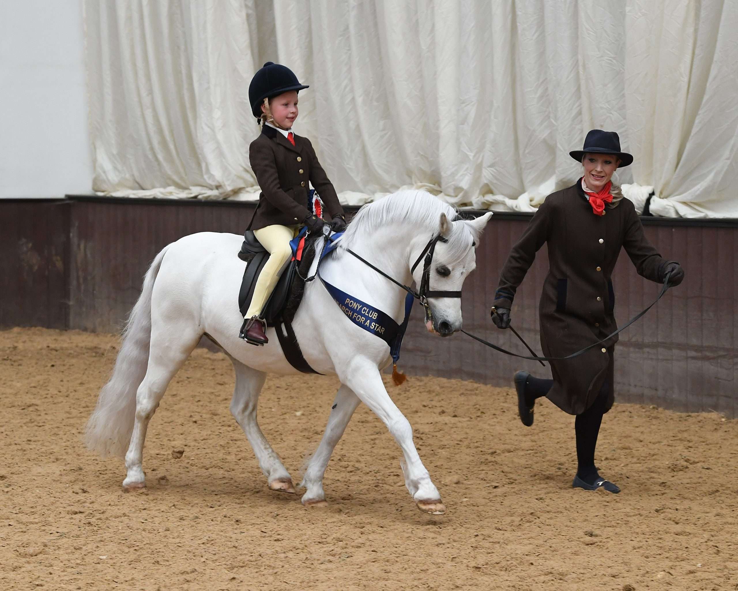 Thistledown Elpaso / owned by Heather Hiscox and ridden by Emily Hiscox from the North Warwickshire Branch of the Pony Club