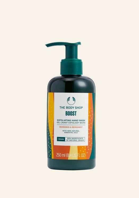 Boost Exfoliating Hand Wash from The Body Shop