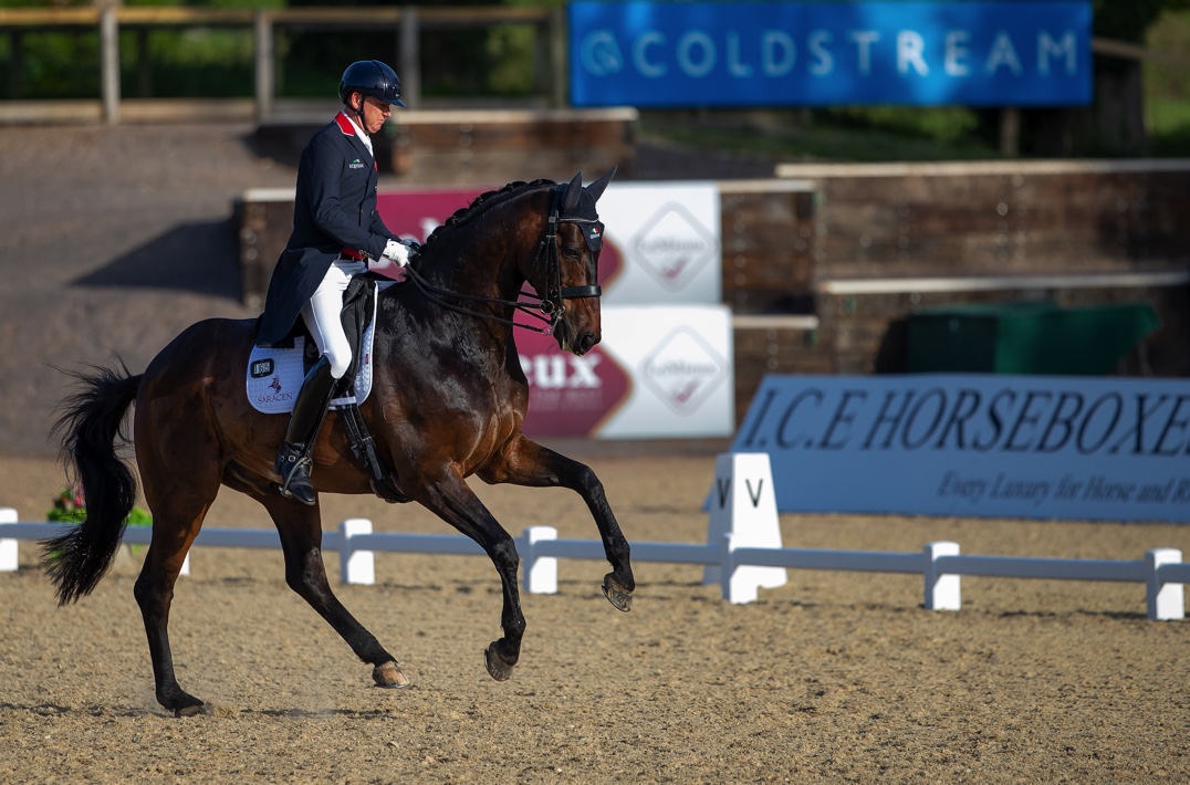 Gareth Hughes, winner of the Grand Prix at the I.C.E. Horseboxes All England Dressage Festival in 2022 (c) Elli Birch/Boots and Hooves Photography CDI - International Dressage Hickstead