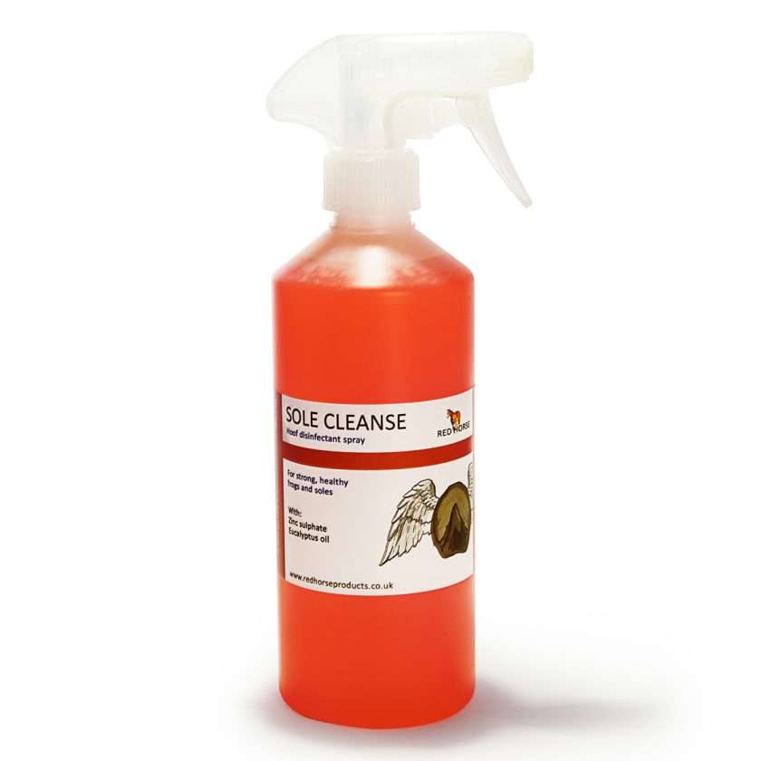 Red Horse Sole Cleanse Hoof Disinfectant for best thrush treatment for horses UK