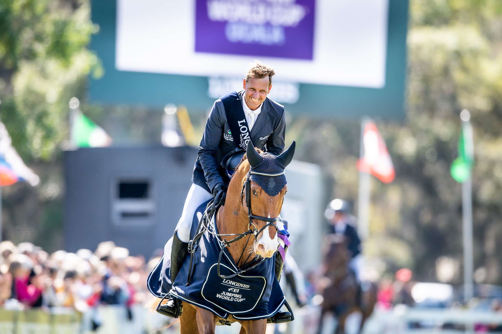 Andre Thieme (GER) riding DSP Chakaria winners of the Longines FEI Jumping World Cup™ NAL 2022/23 - Ocala (USA) Copyright ©FEI/Shannon Brinkman
