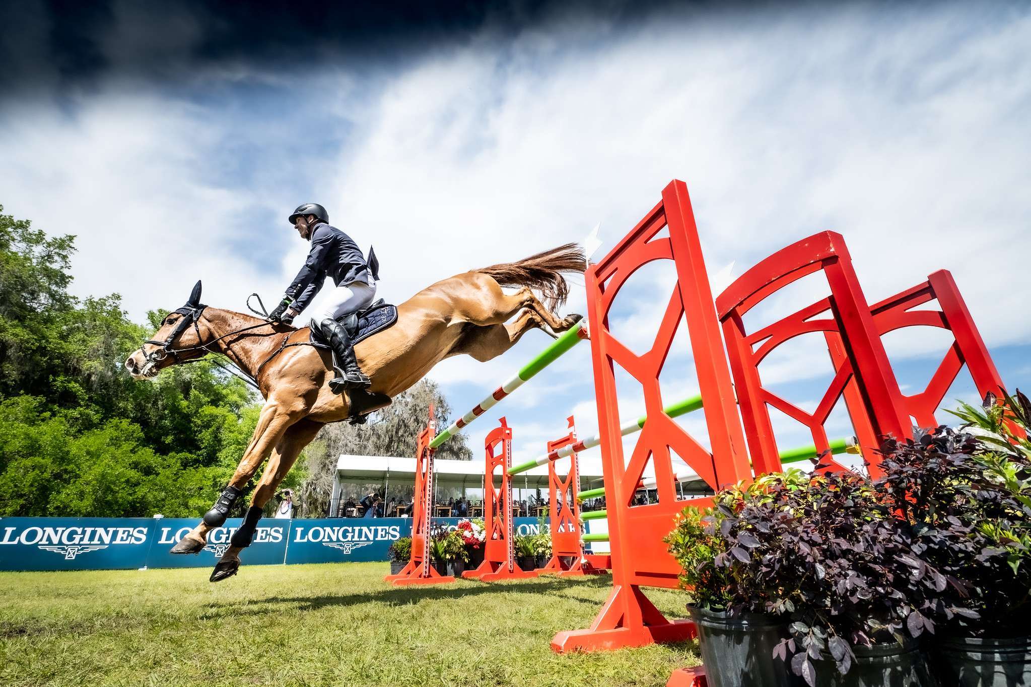 Andre Thieme (GER) riding DSP Chakaria winners of the Longines FEI Jumping World Cup™ NAL 2022/23 - Ocala (USA)
 
Copyright ©FEI/Shannon Brinkman