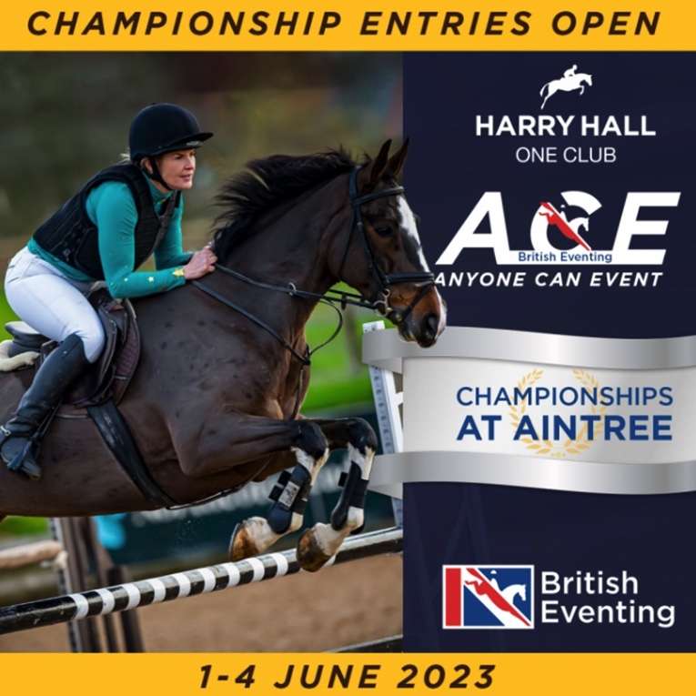 The Harry Hall Ace Championship banner