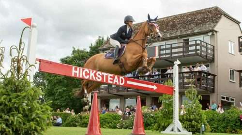 Ashley Boyce and Lulu competing at Hickstead