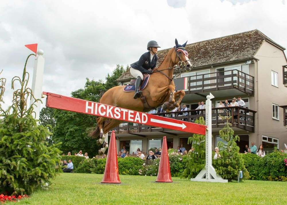 Ashley Boyce and Lulu competing at Hickstead