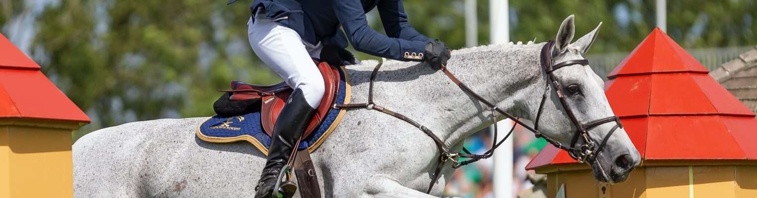 Shane Breen won the Breen Equestrian Queen Elizabeth II Cup at Hickstead on Haya (c) Elli Birch / Boots and Hooves Photography