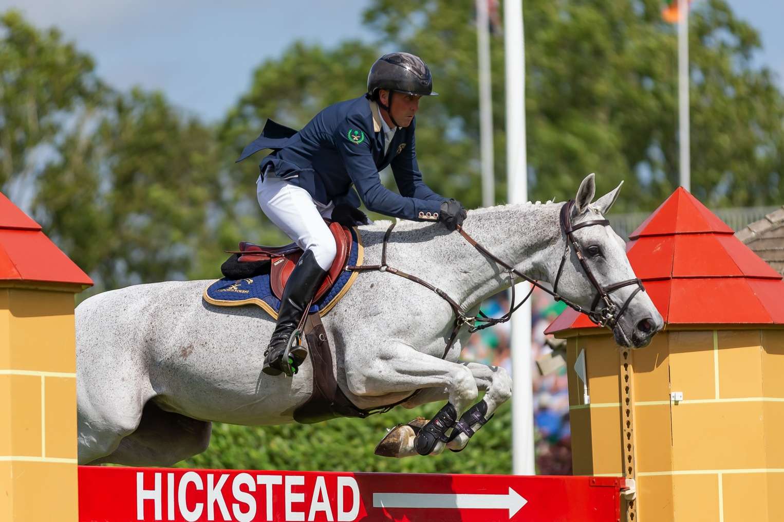 Shane Breen won the Breen Equestrian Queen Elizabeth II Cup at Hickstead on Haya (c) Elli Birch / Boots and Hooves Photography