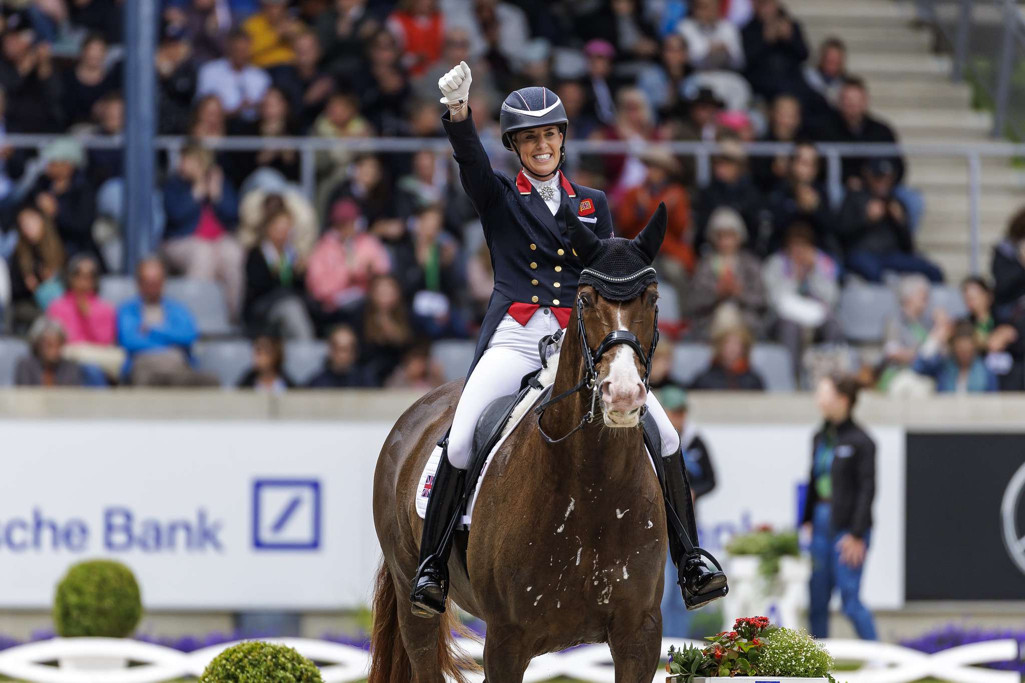 Charlotte Dujardin (GBR), Imhotep competing in the FEI Dressage Nations Cup™ 2023 - Aachen (GER). Copyright © FEI/Stefan Lafrentz