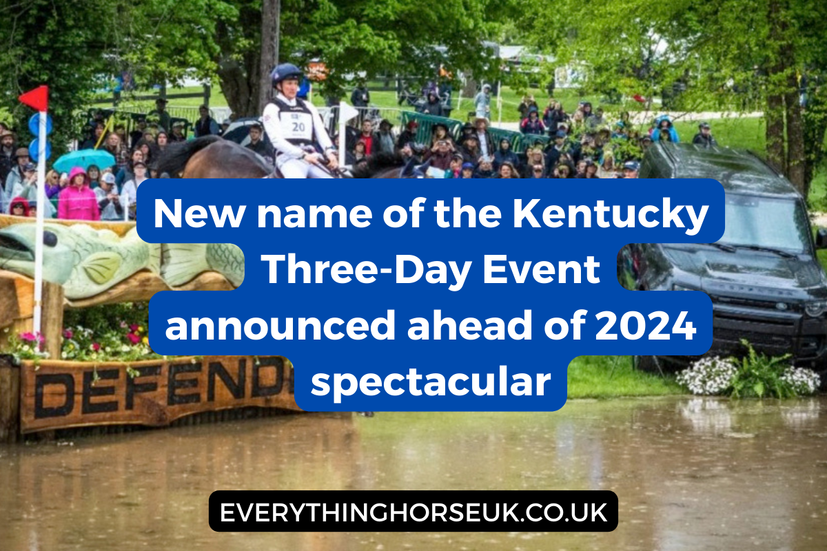 New name of the Kentucky ThreeDay Event