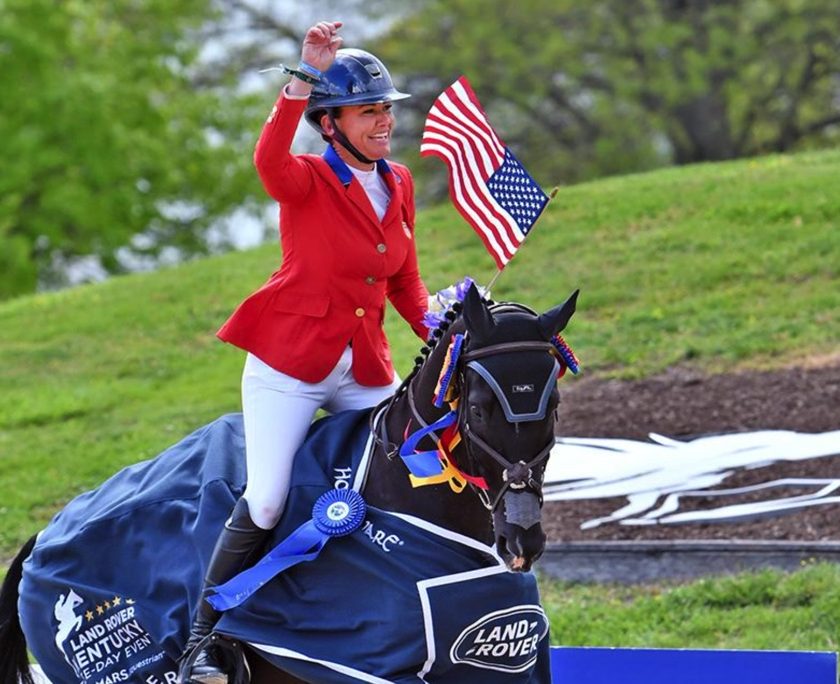 Defending champion Tamie Smith (USA) will have longtime partner Mai Baum compete in the Cosequin® Lexington 4* as part of their preparation for the summer’s Paris Olympic Games © Michelle Dunn