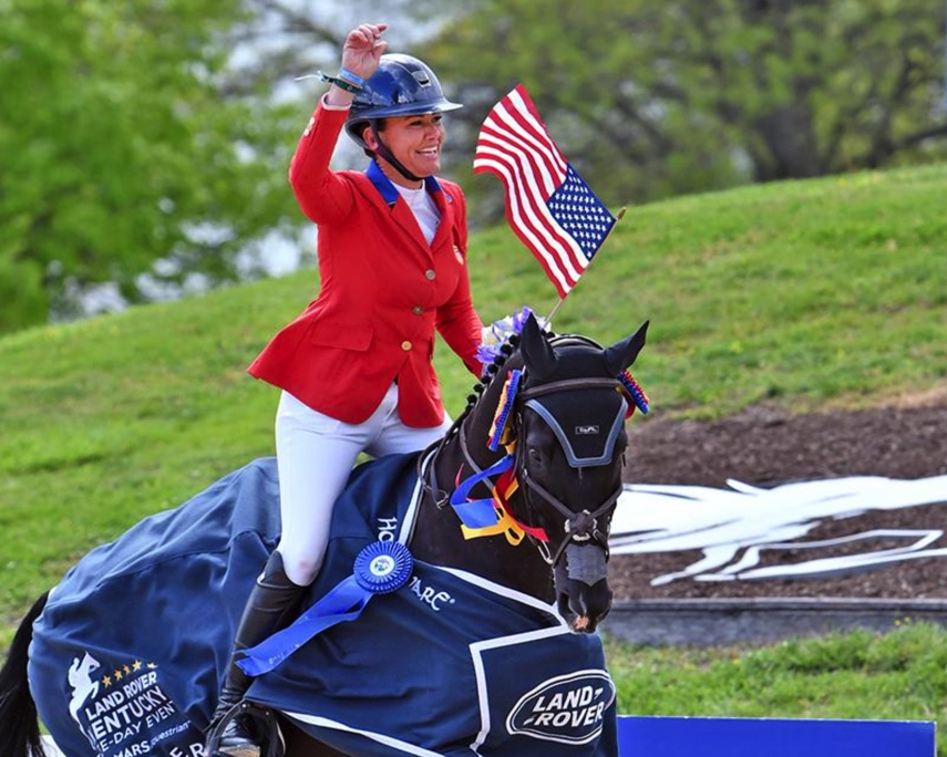 Defending champion Tamie Smith (USA) will have longtime partner Mai Baum compete in the Cosequin® Lexington 4* as part of their preparation for the summer’s Paris Olympic Games © Michelle Dunn