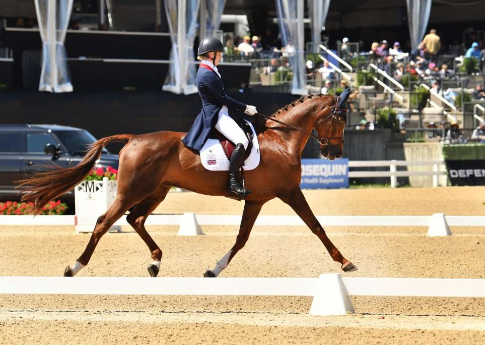 Yasmin Ingham for Great Britain at the Defender Kentucky three-day-event.