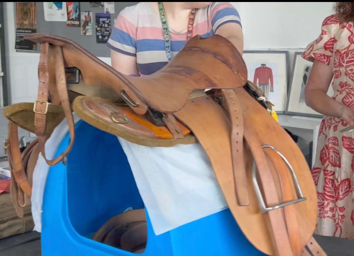 war horse saddle