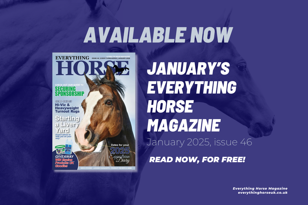 January Everything Horse Magazine feature image of magazine front page