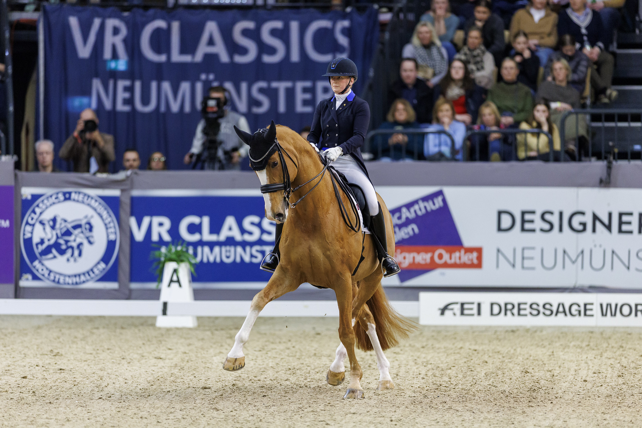 Nanna Skodborg Merrald (DEN) and Blue Hors Zepter - winners of the FEI Dressage World Cup™ - Neumünster (GER) Copyright © FEI/Stefan Lafrenz
