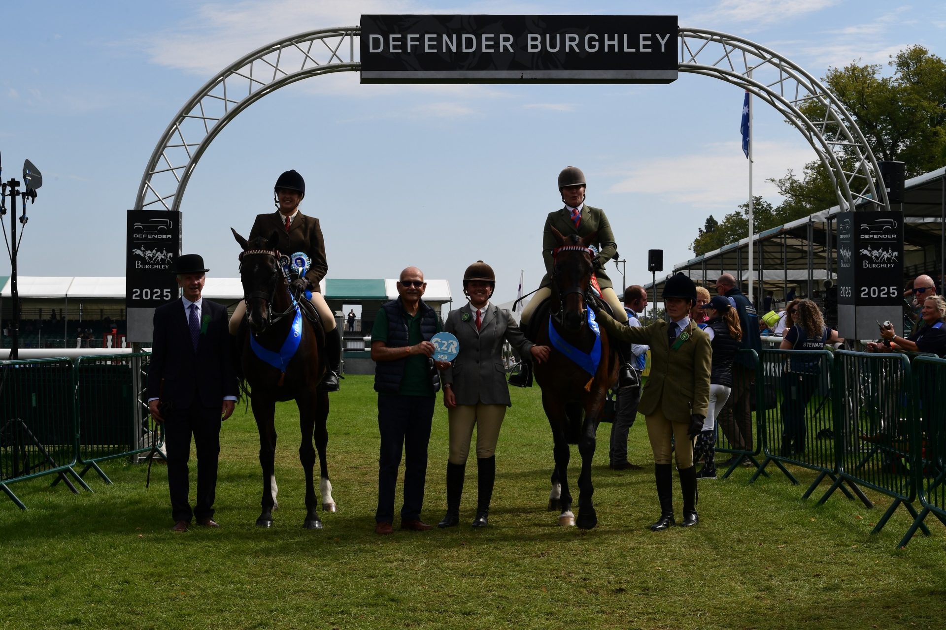 Left to Right Philip Hilton, First Fandango and Hannah Chisman, SEIB’s Chief Operating Officer Bipin Thaker, Michaela Bowling, African Jazz and Jo Jack and Jill Wormall.Credit Trevor Meeks