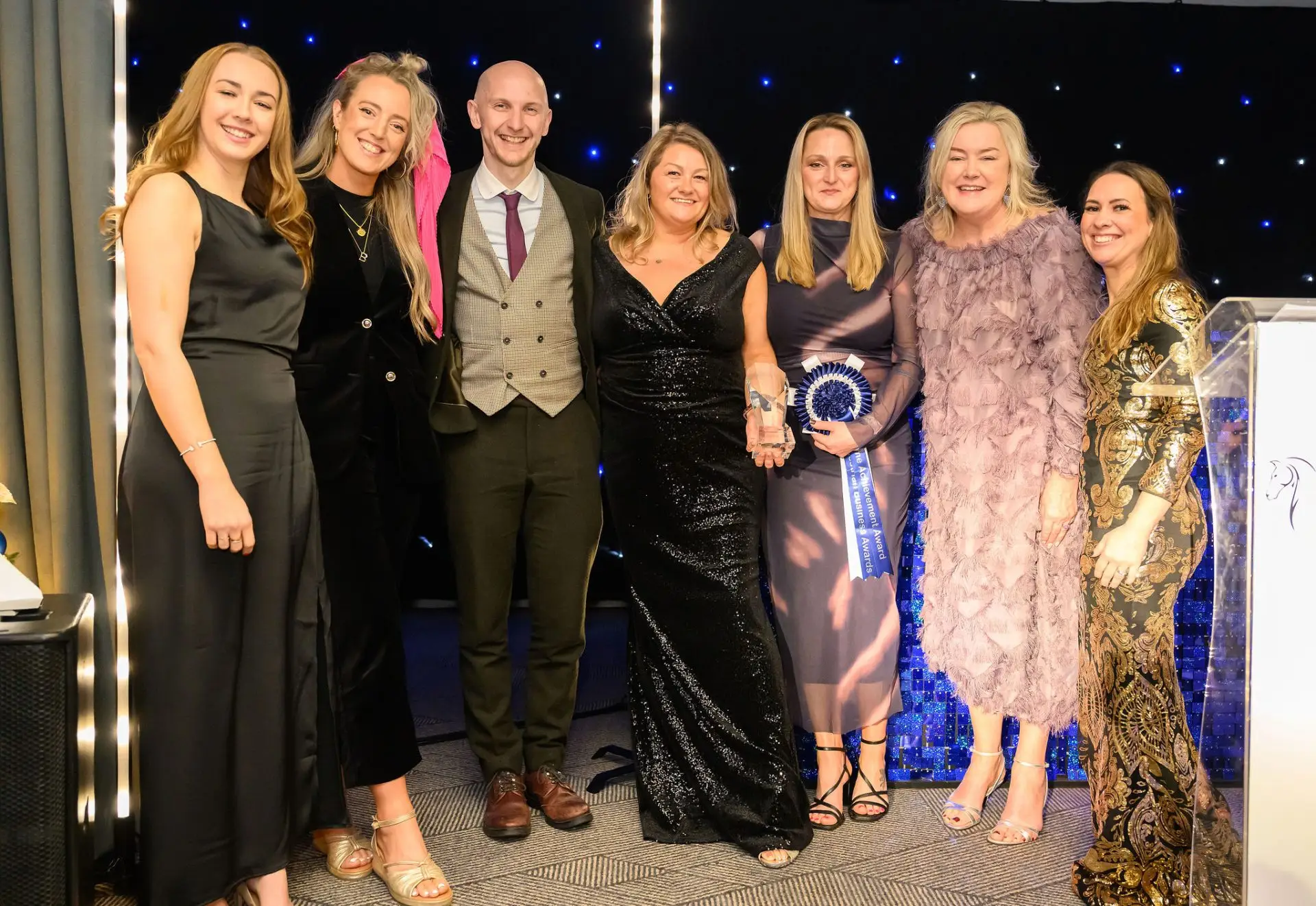 Harry Hall Ltd representatives recieving the Lifetime Achievement Award 2025