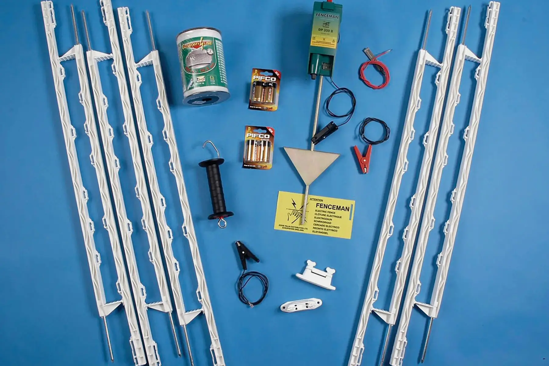 An electric fencing starter kit
