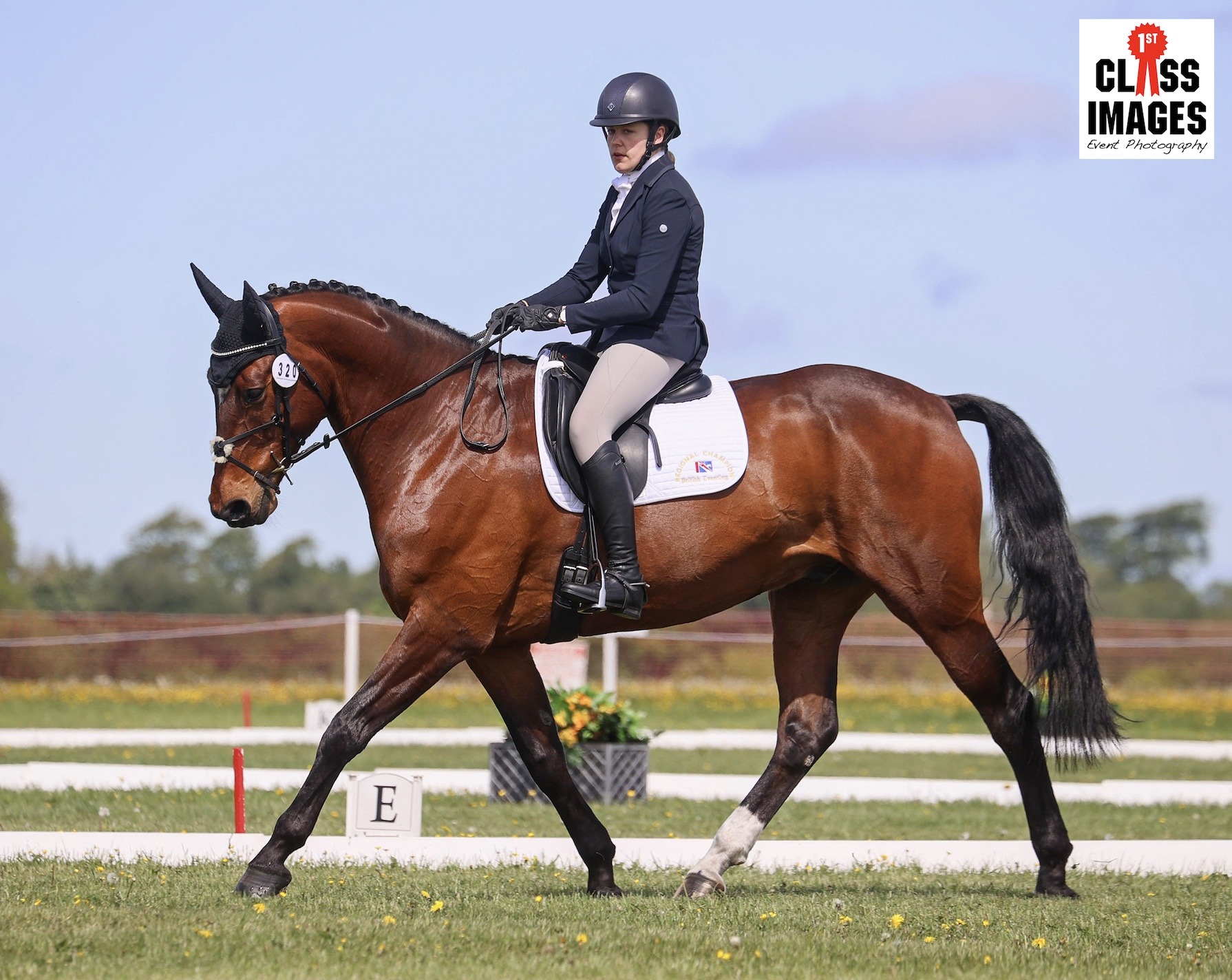 Holly Jessett aboard Lombard Lad. BE90, British Eventing LeMieux Grassroots Championships at MARS Badminton Horse Trials 2026. Image credit 1st Class Images.