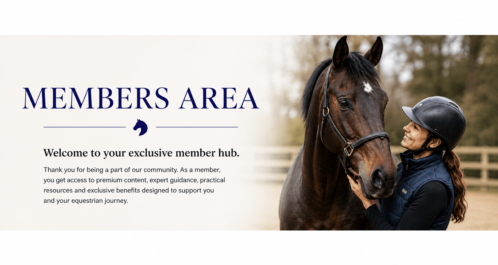 Everything Horse Members area banner