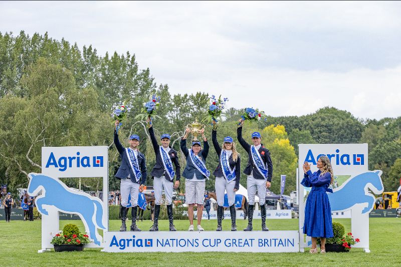  The host team won the Agria Nations Cup of Great Britain today at Hickstead, making it a third British win in four years (c) Pauline Ullman