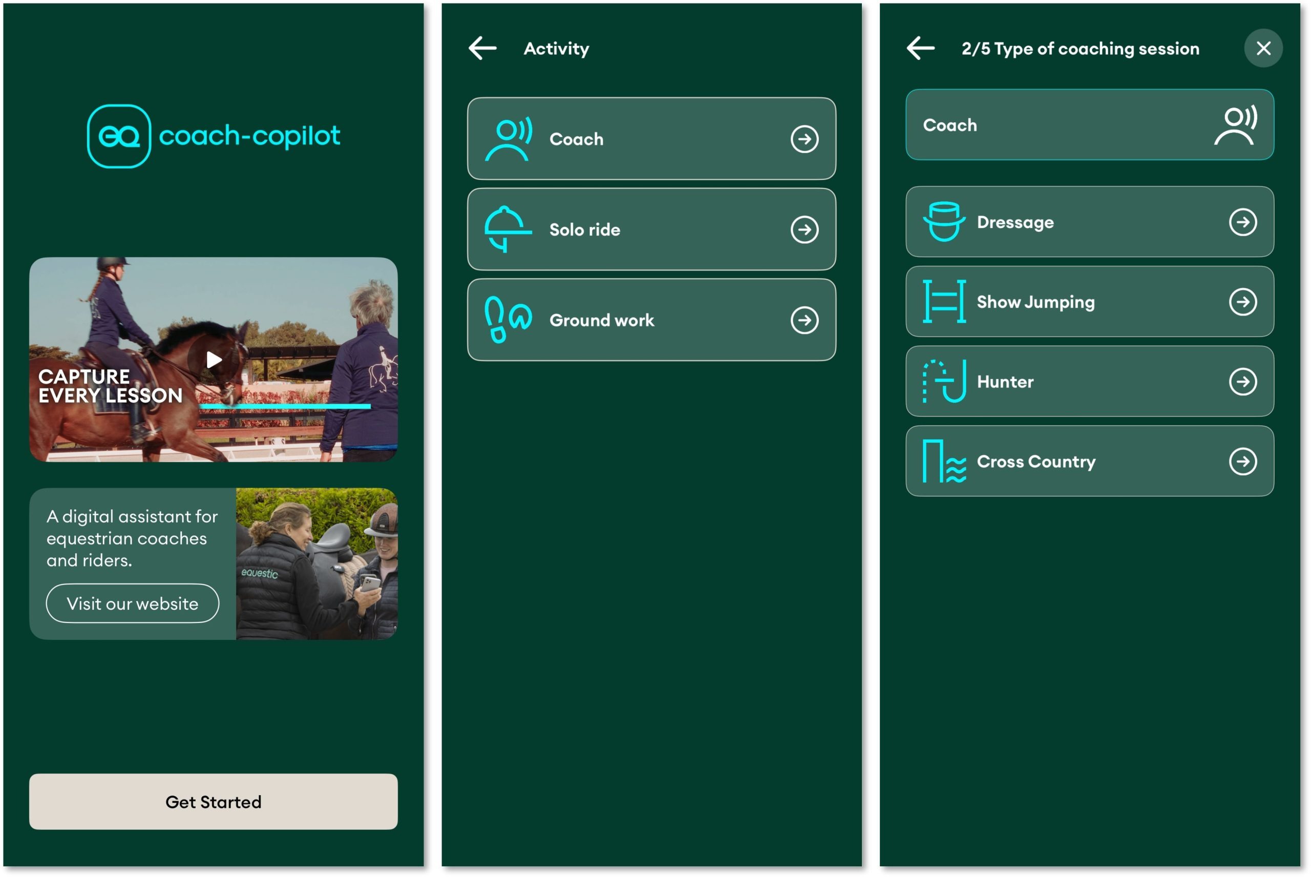 Equestic’s new Rider Reflections feature records the thoughts, questions and small breakthroughs that can otherwise disappear before the next lesson.