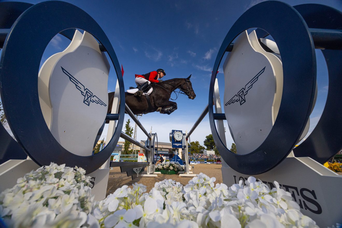 Longines League of Nations™ Final 2026 - Barcelona (ESP) Marcus Ehning (GER) rides Coolio 42 during the Longines League of Nations Final in Barcelona (ESP) on 4 October 2026 © FEI/Leanjo de Koster