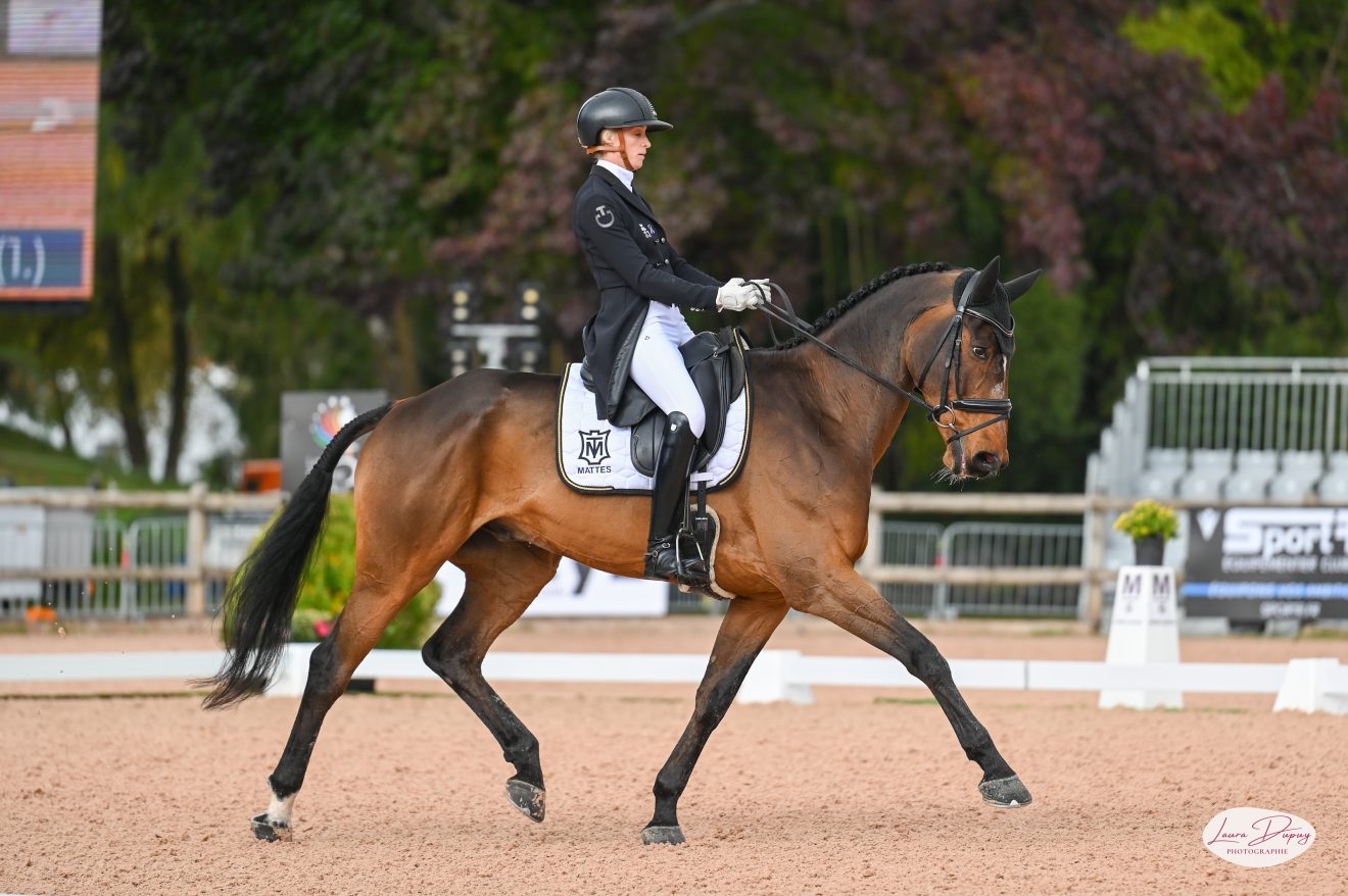 Emily King Leads Pau Five-Star After Dressage as British Riders Dominate Top 20
